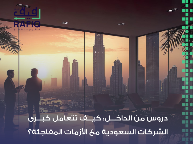 إدارة الأزمات السعودية