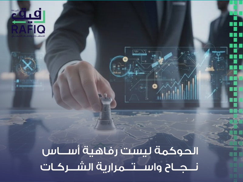 حوكمة الشركات وإدارة المخاطر